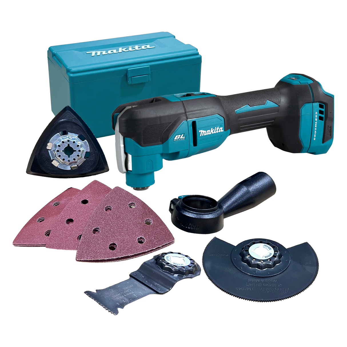 Makita DTM53ZX1 18V LXT Brushless Tool-less Multi Tool w/Accessory Kit, Tool Only
