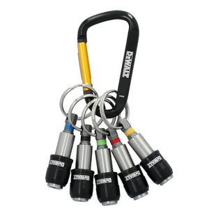 DEWALT DWAFHLDKC5 DEWALT® Keyring Bit Holder Set