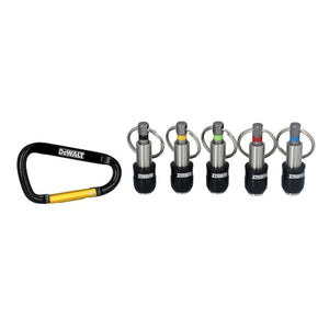 DEWALT DWAFHLDKC5 DEWALT® Keyring Bit Holder Set
