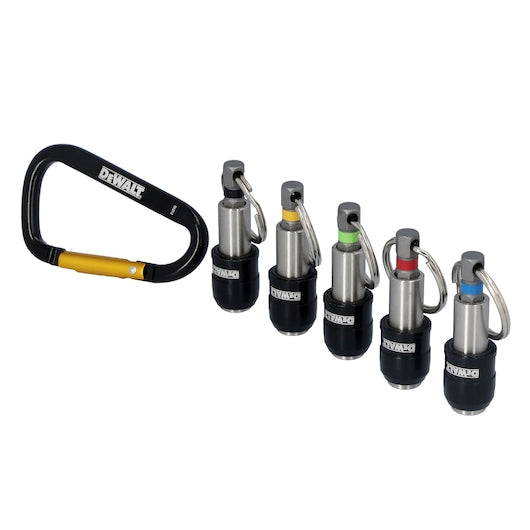 DEWALT DWAFHLDKC5 DEWALT® Keyring Bit Holder Set