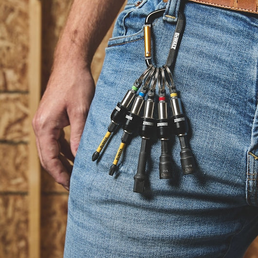 DEWALT DWAFHLDKC5 DEWALT® Keyring Bit Holder Set