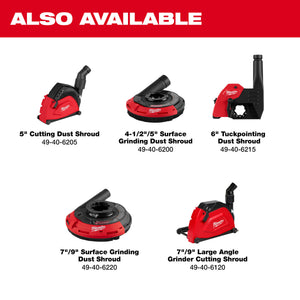 Milwaukee 49-40-6205 5" Cutting Dust Shroud