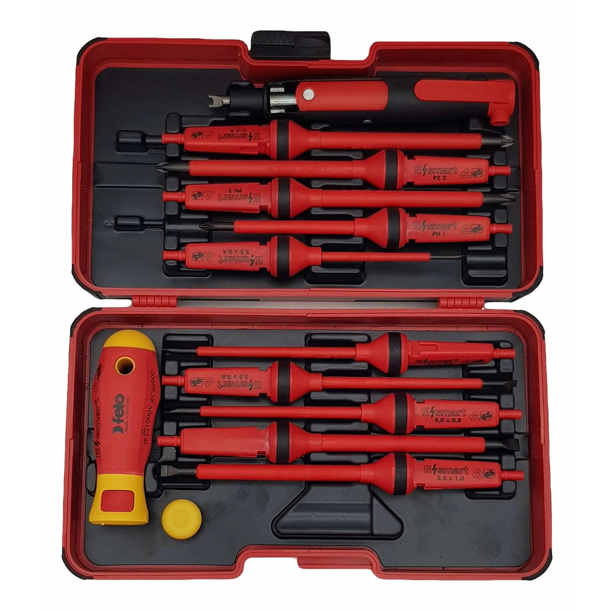 Felo XL-Strongbox E-smart VDE Industry 14-pcs. SL/PH/PZ/Z/SP/SQ/BH