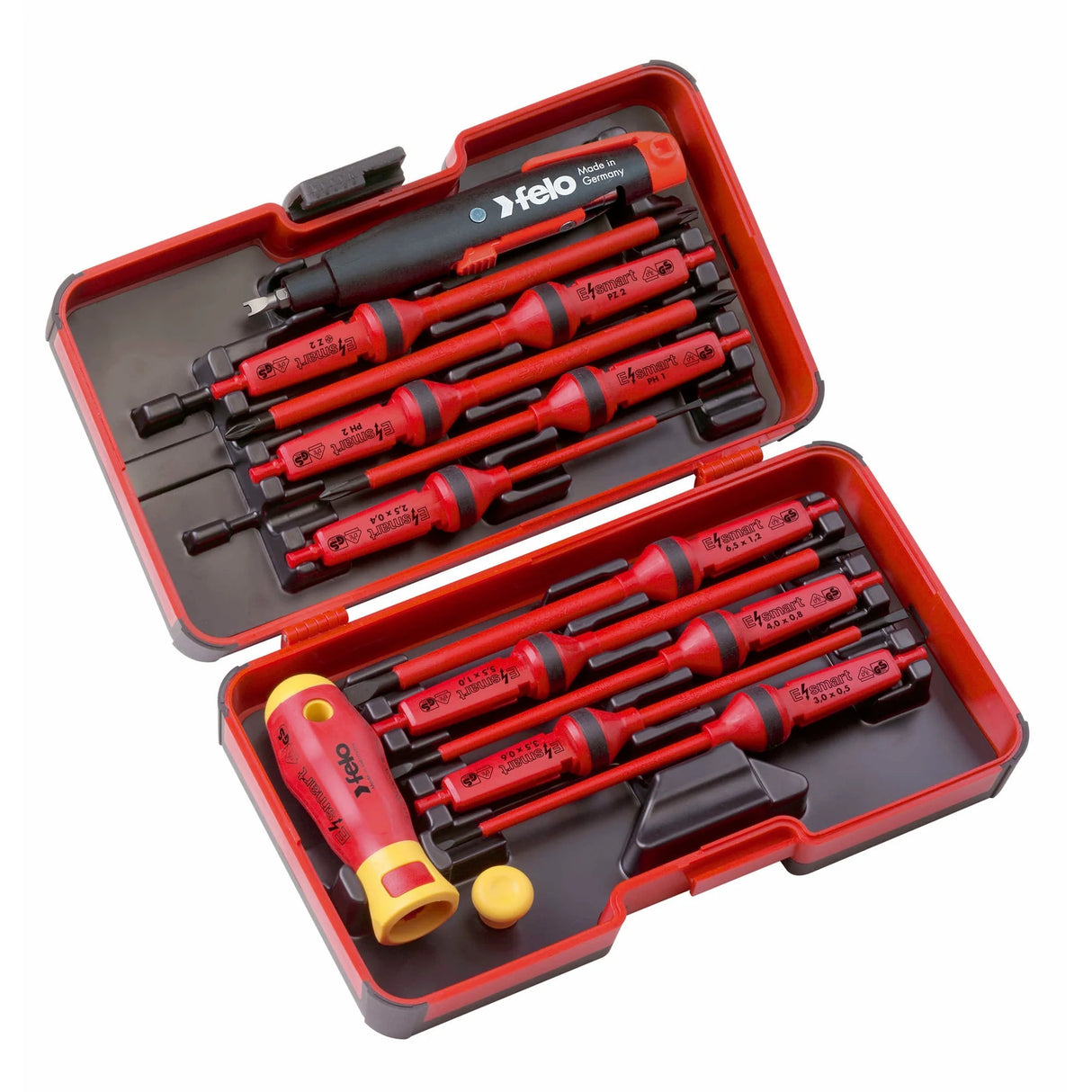 Felo XL-Strongbox E-smart VDE Industry 14-pcs. SL/PH/PZ/Z/SP/SQ/BH