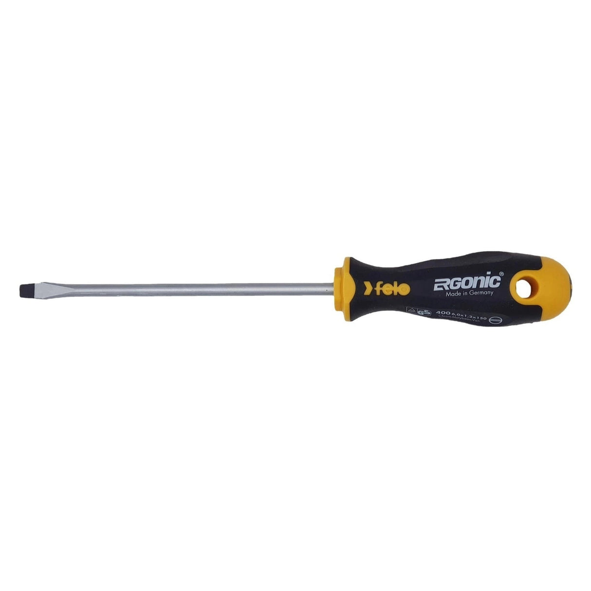 FELO SD ERGONIC Slotted SL 6,0 x 1,2 x 150 - Screwdriver with 3C-handle