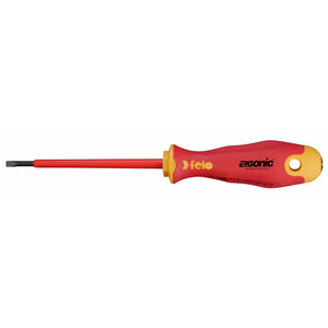FELO SD ERGONIC VDE Slotted SL 4,0 x 0,8 x 100 Slotted-Screwdriver with 3C-handle