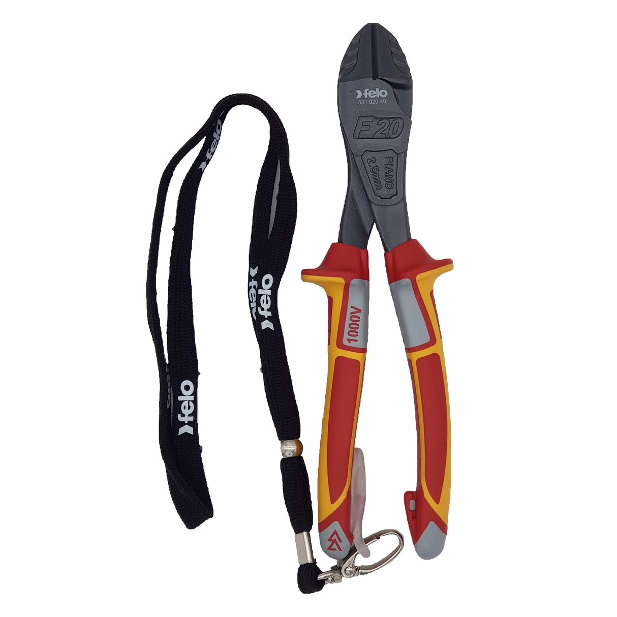 Felo Heavy Duty Side Cutters VDE 3C 8-Inch - 200 mm