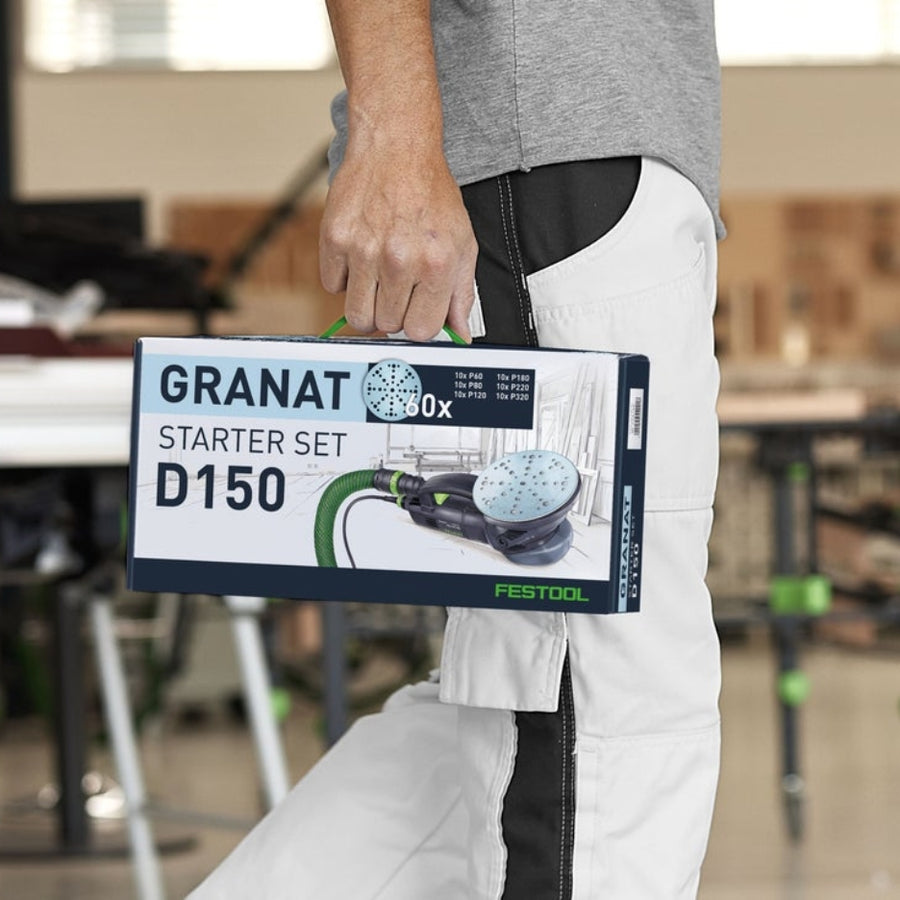 FESTOOL 578166 6" Granat Assortment STF D150/48 GR-Set