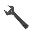 Fujiya Kurokin FLT-34-BG Slim Jaw Adjustable Wrench with Grip Handle