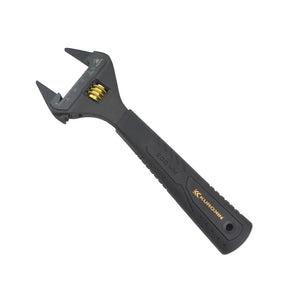 Fujiya Kurokin FLT-38-BG Slim Jaw Adjustable Wrench with Grip Handle
