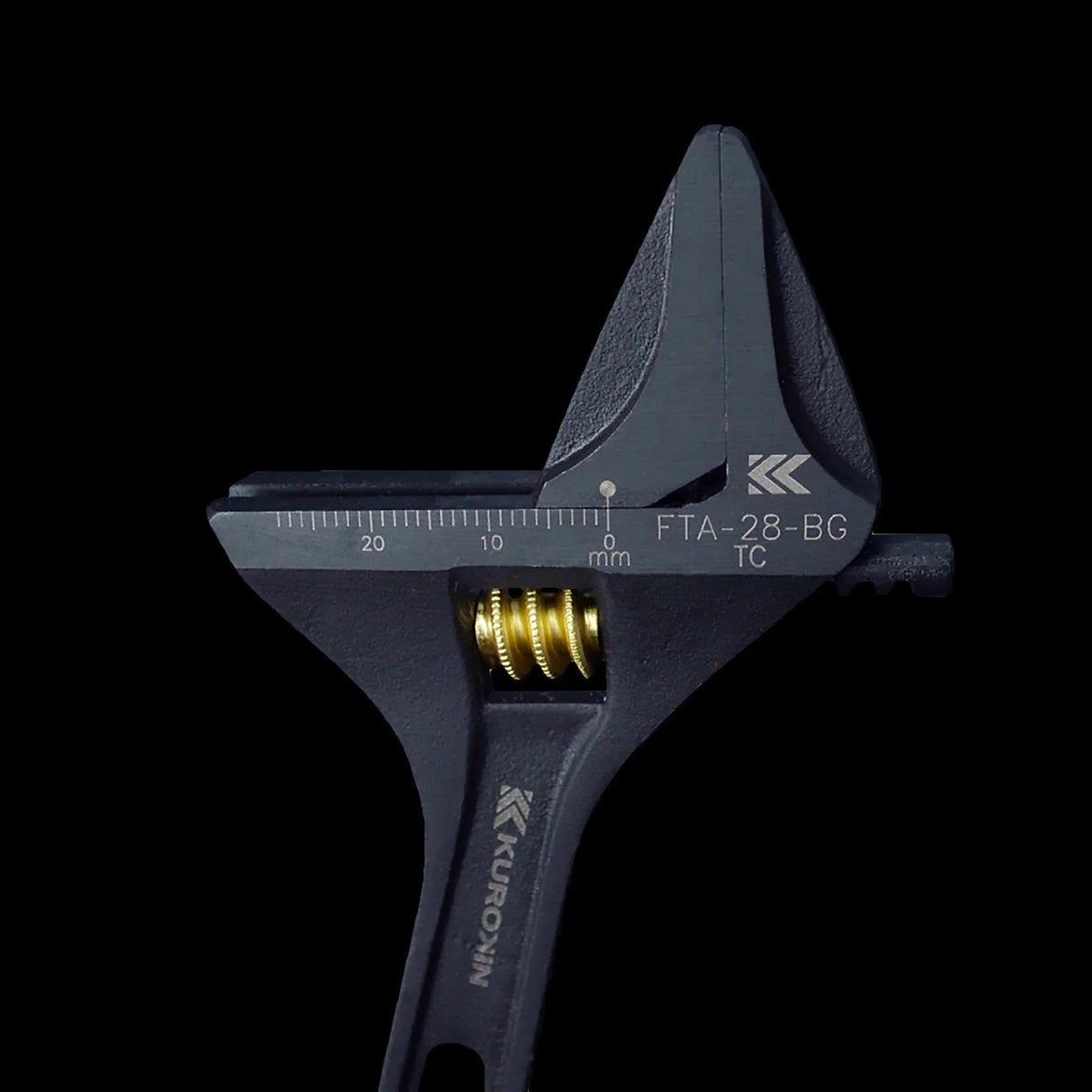 Fujiya Kurokin FTS-28-BG Lightweight Short Adjustable Wrench