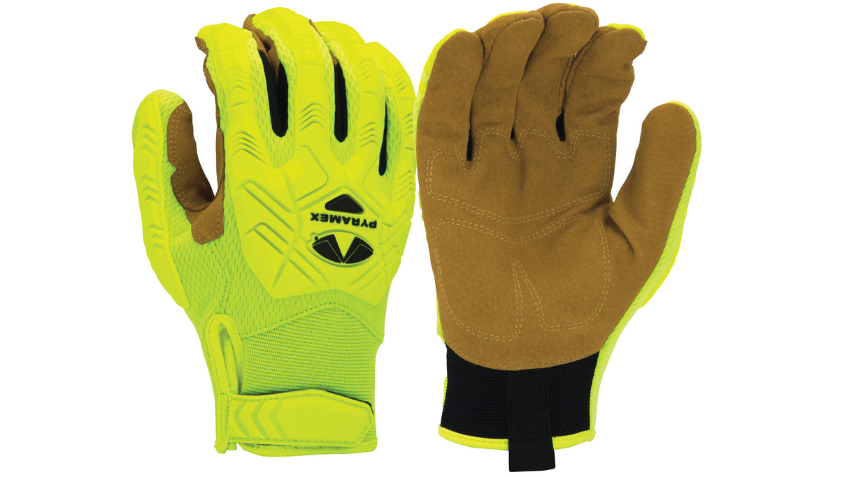 Pyramex Synthetic TPR Leather Palm - Cut Level A5 & Level 1 Impact