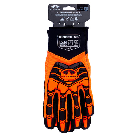 Pyramex Synthetic Leather Silicone Palm With A5 Cut Level & Level 2 Impact