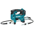 Makita grease gun on a white background