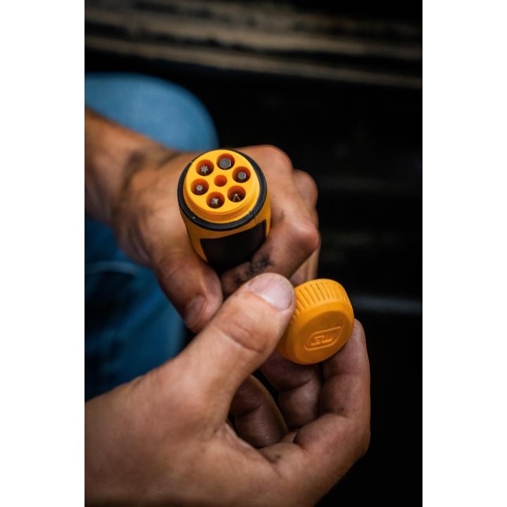 GEARWRENCH 80061R 6-in-1 Stubby Ratcheting Multi-Bit Driver