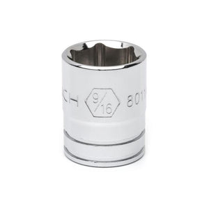 GEARWRENCH 80114D 1/4" Drive 6 Point Standard SAE Socket 9/16"