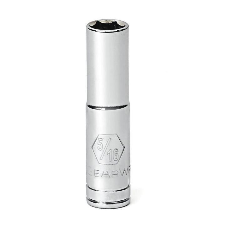 GEARWRENCH 80146D 1/4" Drive 6 Point Deep Metric Socket 11mm