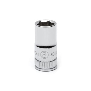 GEARWRENCH 80130 1/4" Drive 6 Point Standard Metric Socket 8mm
