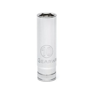 GEARWRENCH 80145 1/4" Drive 6 Point Deep Metric Socket 10mm