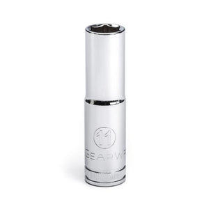 GEARWRENCH 80393D 3/8" Drive 6 Point Deep Metric Socket 11mm