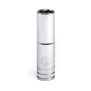 GEARWRENCH 80394D 3/8" Drive 6 Point Deep Metric Socket 12mm