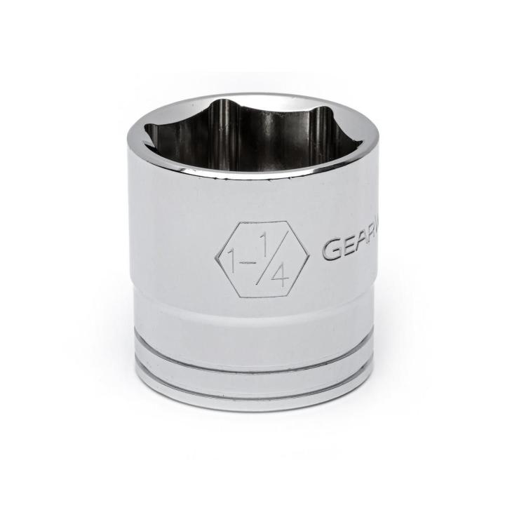 GEARWRENCH 80678 1/2" Drive 6 Point Standard SAE Socket 1-1/4"