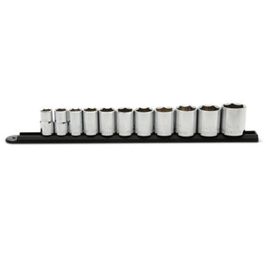GEARWRENCH 80703 11 Piece 1/2" Drive 6 Point Standard SAE Socket Set