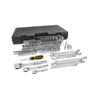 GEARWRENCH 89058 110 Piece 1/4", 3/8" & 1/2" Drive 6 & 12 Point Standard and Deep SAE/Metric Mechanics Tool Set