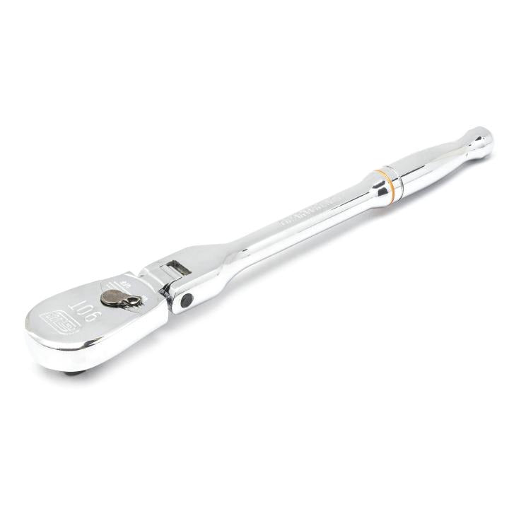 GEARWRENCH 81012T 1/4" Drive 90-Tooth Flex Head Teardrop Ratchet 7"