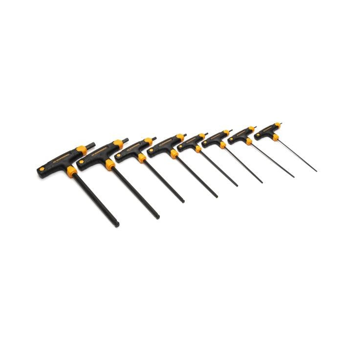 GEARWRENCH 83520 8 Piece Metric Ball End T-Handle Hex Key Set