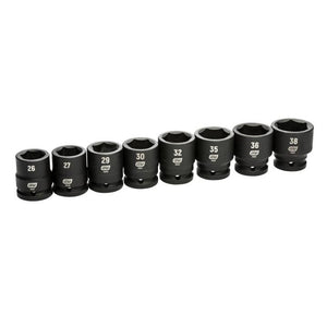 GEARWRENCH 84030 8 Piece 3/4" Drive 6 Point Metric Impact Socket Set
