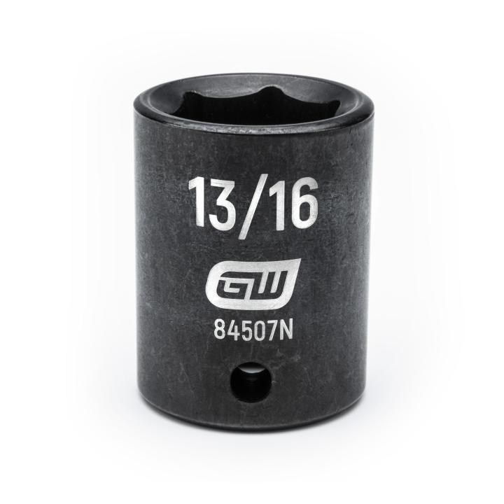 GEARWRENCH 84507N 1/2" Drive 6 Point Standard Impact SAE Socket 13/16"