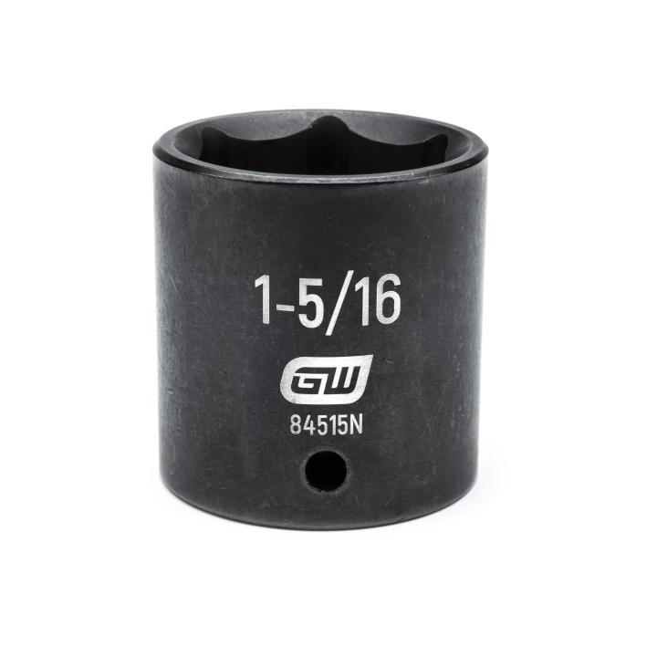 GEARWRENCH 84515N 1/2" Drive 6 Point Standard Impact SAE Socket 1-5/16"
