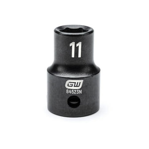 GEARWRENCH 84523N 1/2" Drive 6 Point Standard Impact Metric Socket 11mm