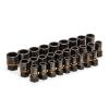GEARWRENCH 84784 28 Piece 1/4" & 3/8" Drive Bolt Biter™ Impact Extraction Socket Set