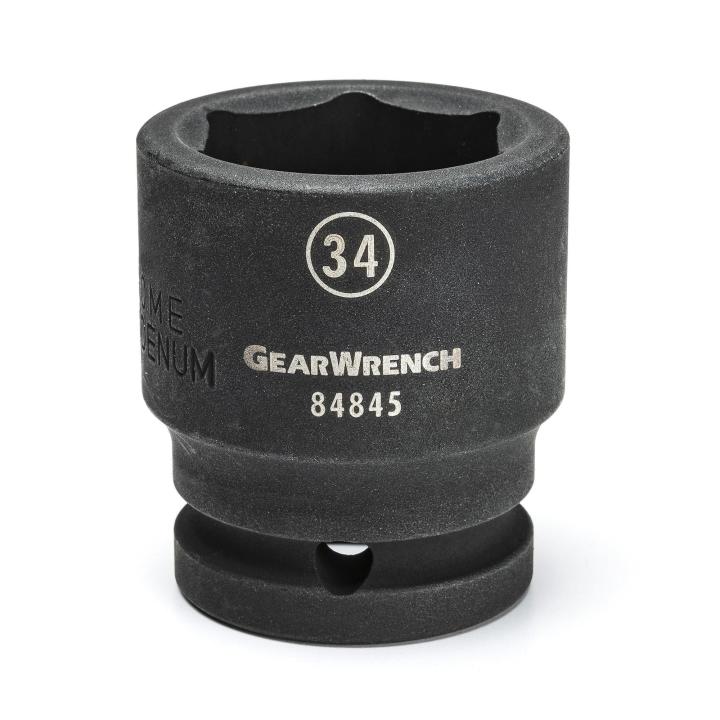 GEARWRENCH 84854 3/4" Drive 6 Point Standard Impact Metric Socket 43mm