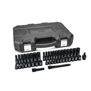 GEARWRENCH 84916N 44 Piece 3/8" Drive 6 Point Standard and Deep Impact SAE/Metric Socket Set