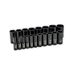 GEARWRENCH 84934N 19 Piece 1/2" Drive 6 Point Deep Impact SAE Socket Set