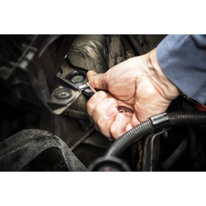 GEARWRENCH 86850 10 Piece 90-Tooth 12 Point Metric Stubby Ratcheting Combination Wrench Set