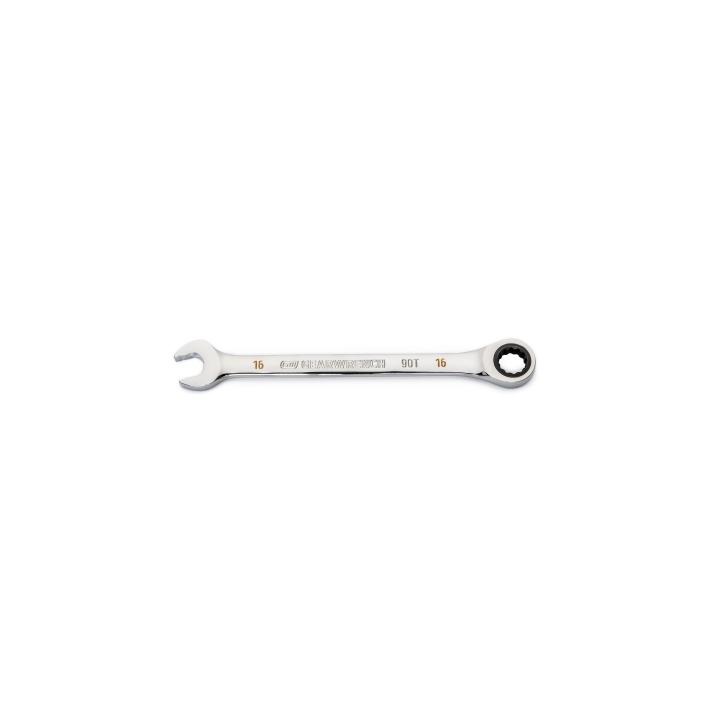 GEARWRENCH 86916 16mm 90-Tooth 12 Point Ratcheting Combination Wrench