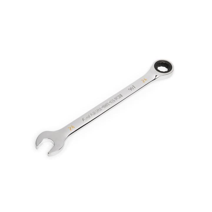 GEARWRENCH 86924 24mm 90-Tooth 12 Point Ratcheting Combination Wrench