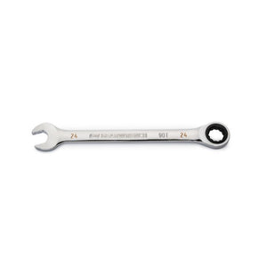 GEARWRENCH 86924 24mm 90-Tooth 12 Point Ratcheting Combination Wrench