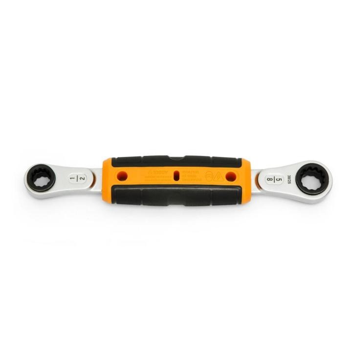 GEARWRENCH GWULRW1258 1/2" x 5/8" Lineman 2-in-1 Isolated Ratcheting Box Wrench