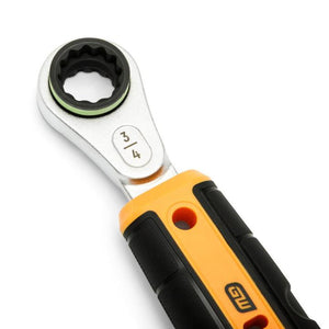 GEARWRENCH GWULRW91634 9/16" x 3/4" Lineman 2-in-1 Isolated Ratcheting Box Wrench