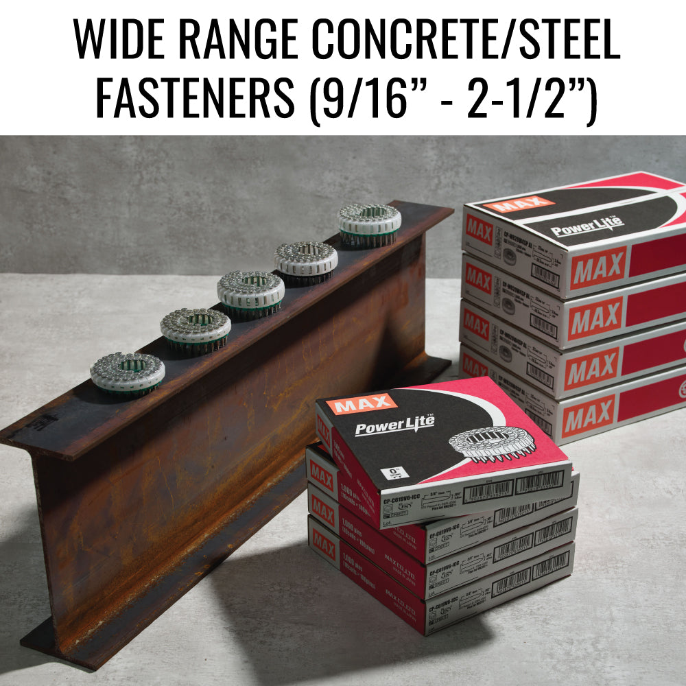 MAX HN120 PowerLite® High Pressure Concrete Pinner up to 2-1/2"