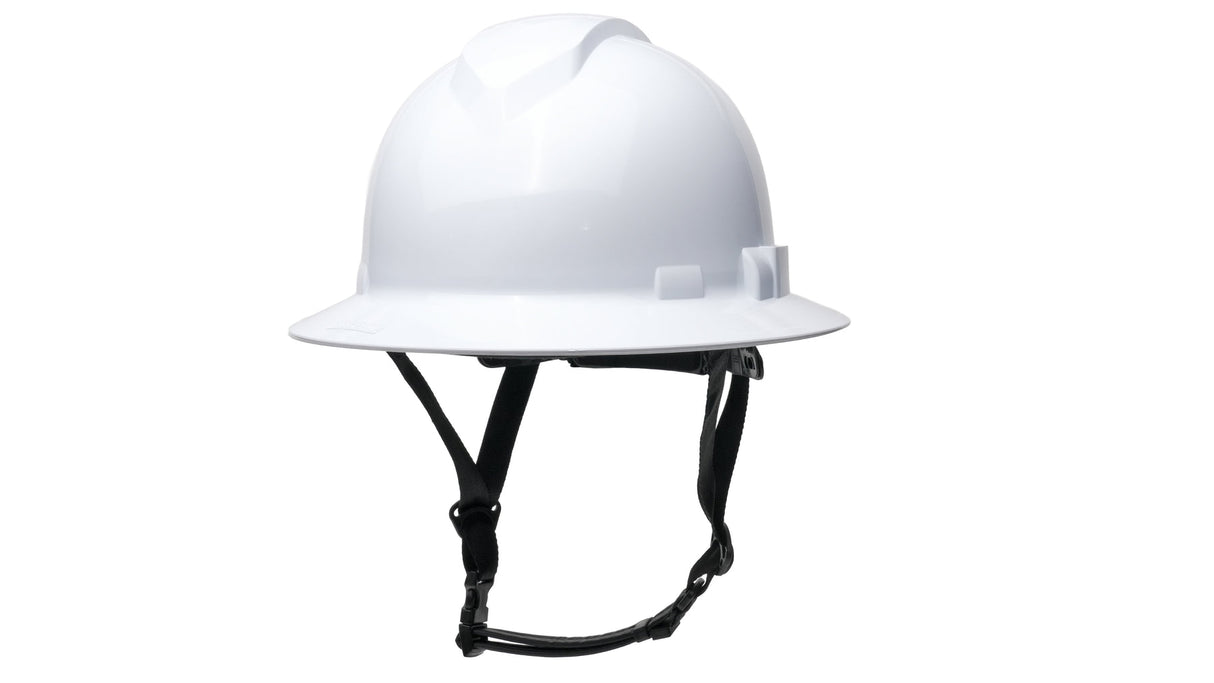 PYRAMEX HPT256110 Ridgeline® T2 Full Brim Hard Hat - White