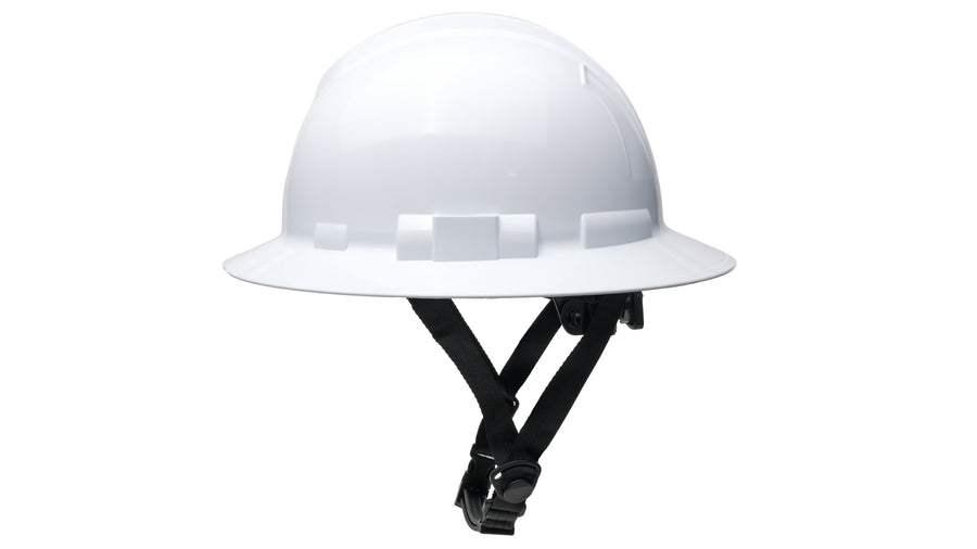 PYRAMEX HPT256110 Ridgeline® T2 Full Brim Hard Hat - White