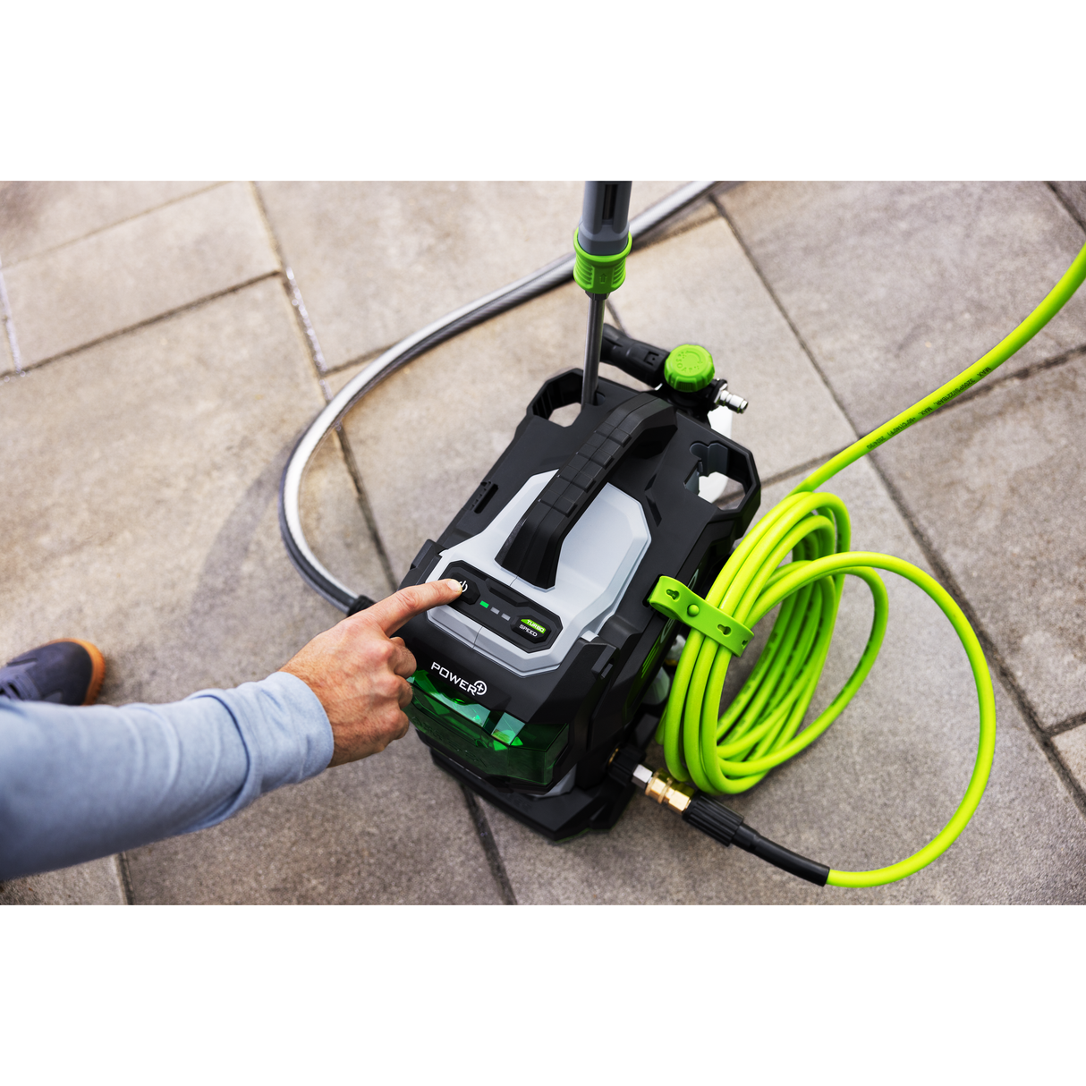 EGO HPW2105 POWER+ 2100 PSI Compact Pressure Washer with 6.0Ah Battery and 320W Charger