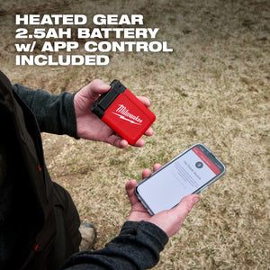 Milwaukee M500B-21  Heated Merino Wool Crew Neck Baselayer