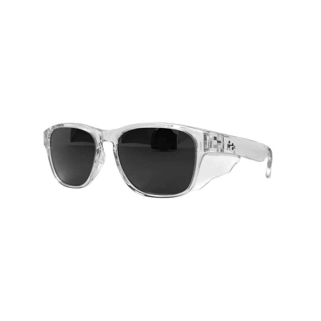 Hyspecs Safety Eyewear | ICON - GREY TINTED LENS - Arctix Clear